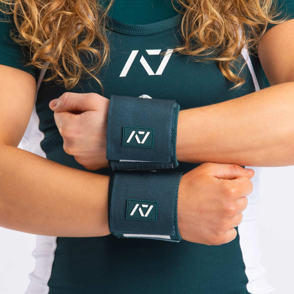 ZEBRA WRIST WRAPS - EMERALD FORÁS