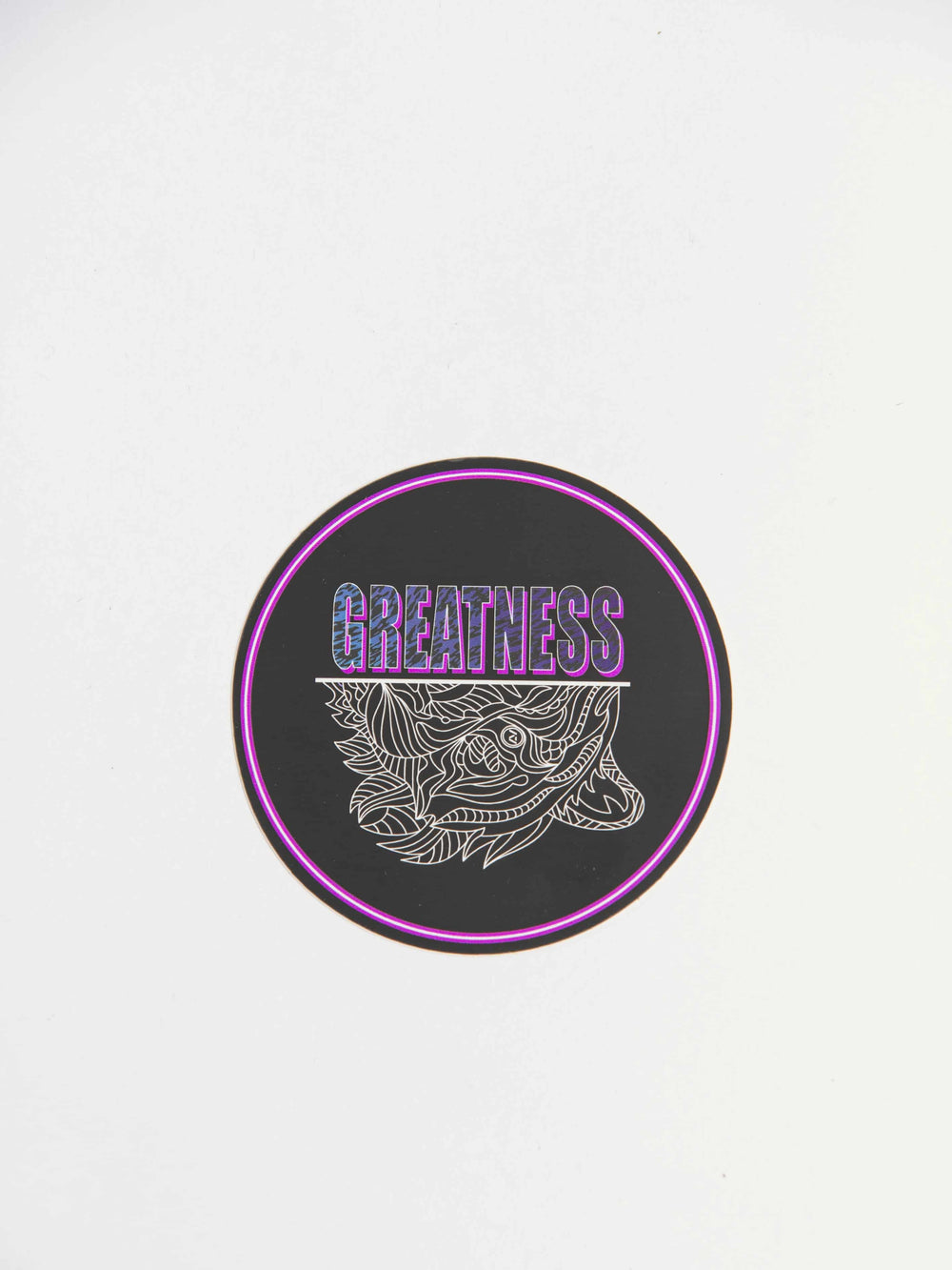 VIOLET TIGER GREATNESS STICKER