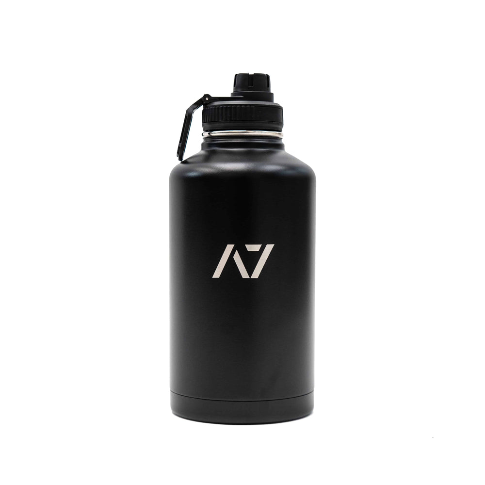 Botella para entrenamiento powerlifting negra