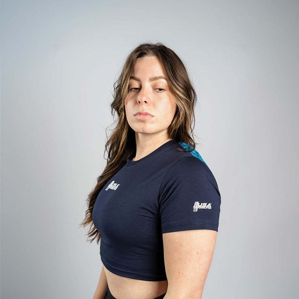 Top técnico para squat o press con grip que evita deslizamientos durante el entrenamiento