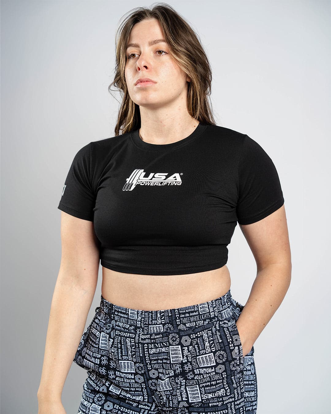 Crop top para powerlifting A7