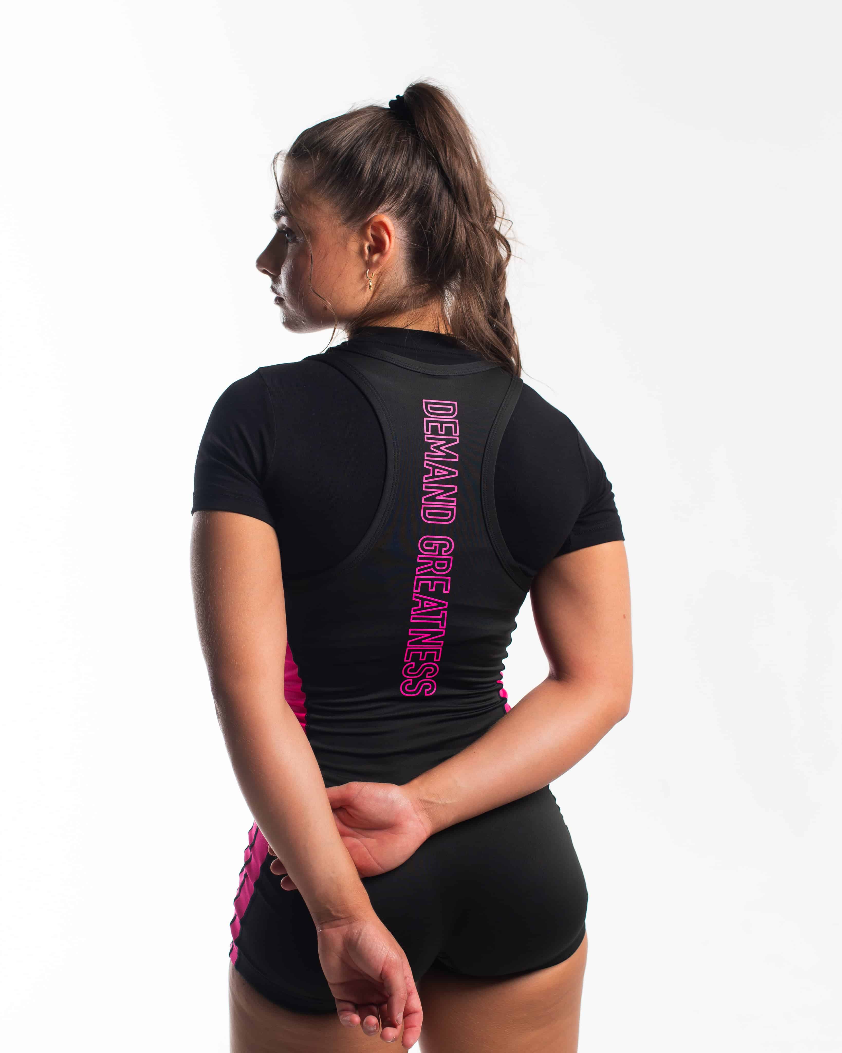 Singlet Powerlifting Mujer A7 – Luno Flamingo – A7 MX