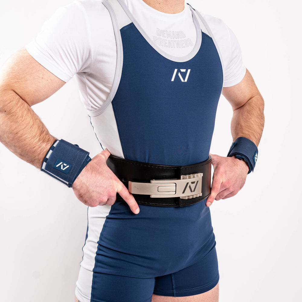 Singlet A7 Rausch Tides Blue con costuras planas y soporte técnico para competencia