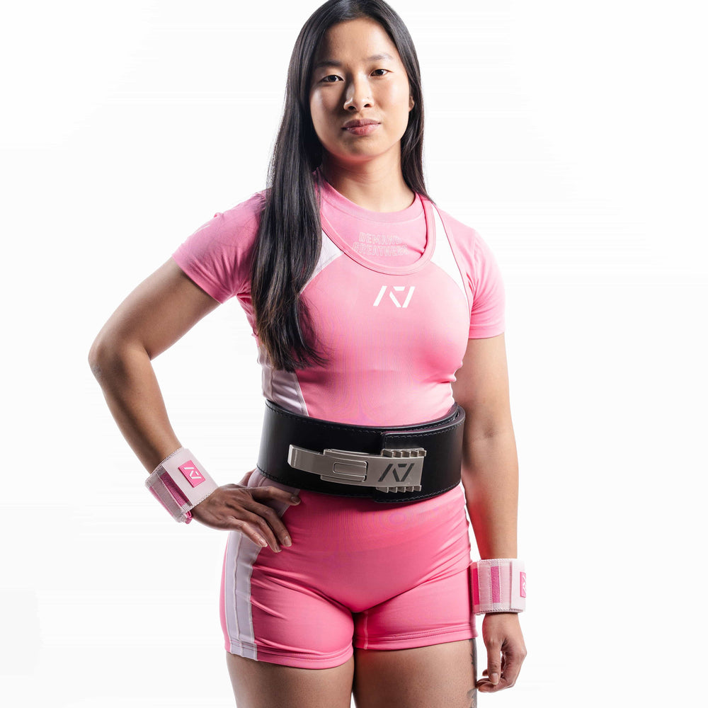 Singlet A7 Luno mujer color rosa Roseite, cómodo y con buena movilidad