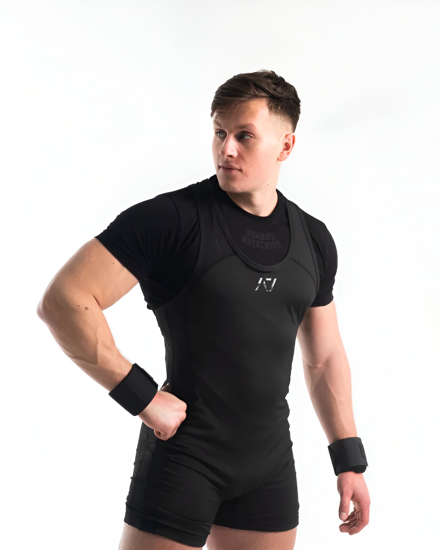 Singlet para powerlifting A7 negro 