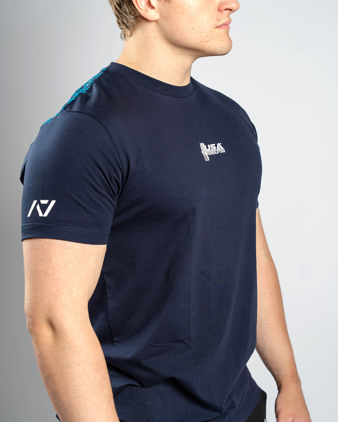 Bar Grip True-Fit Shirt Hombre – A7 USAPL Navy azul – A7 MX